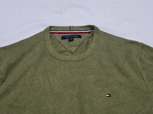 Sueter Tommy Hilfiger Grande L Verde Cuello Redondo (Usado)