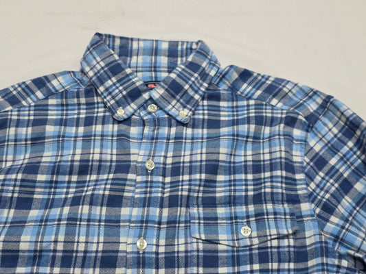 Camisa Vineyard Vines Chico S Classic Fit Azul Cuadro (Usado)