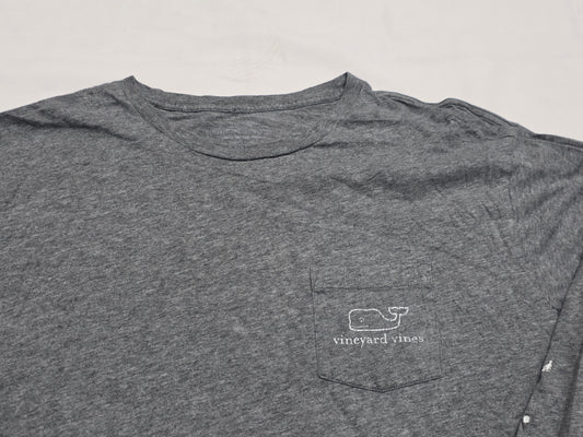 Playera Manga Larga Vineyard Vines Xgrande Xl Gris Ballena (Usado)