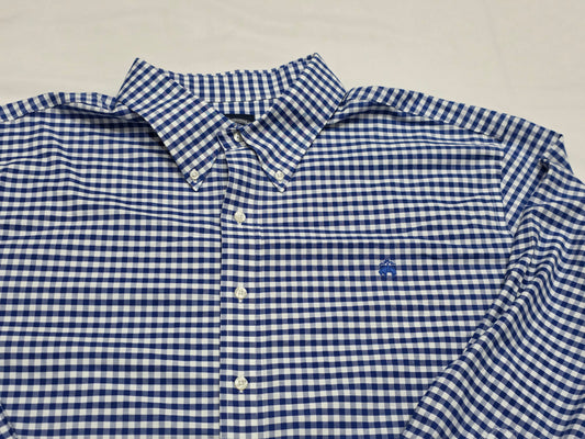 Camisa Brooks Brothers 3xl Cuadro Azul Y Blanco (Usado)