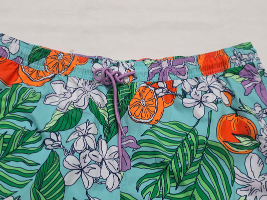 Bermuda Vineyard Vines Xgrande Xl Verde Flores (Usado)