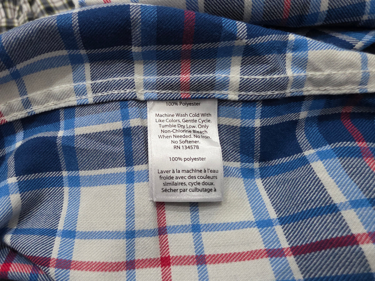Camisa Vineyard Vines Xgrande Xl Cuadro Azul Blanco (Usado)