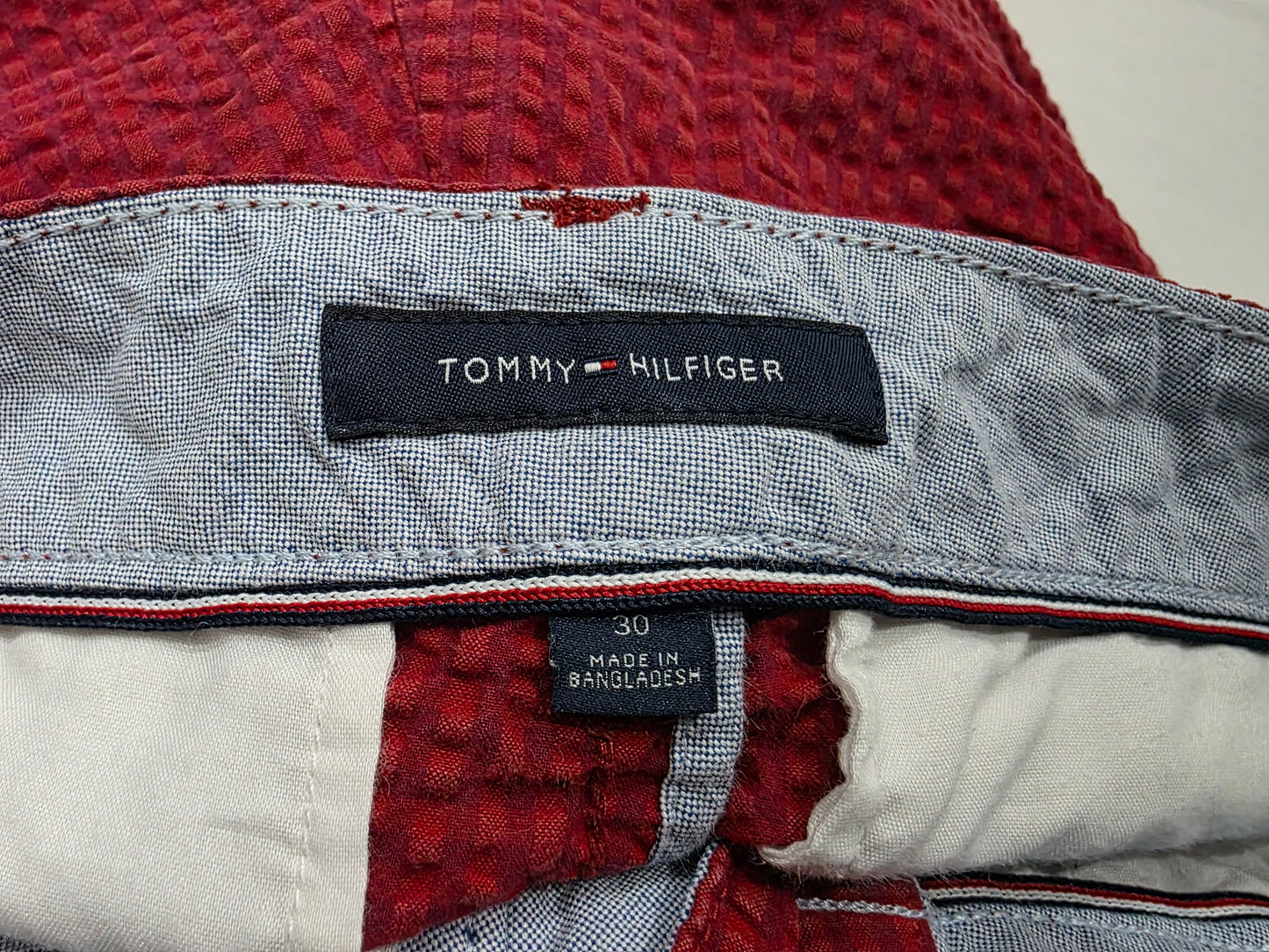 Bermuda Tommy Hilfiger Talla 30 Rojo