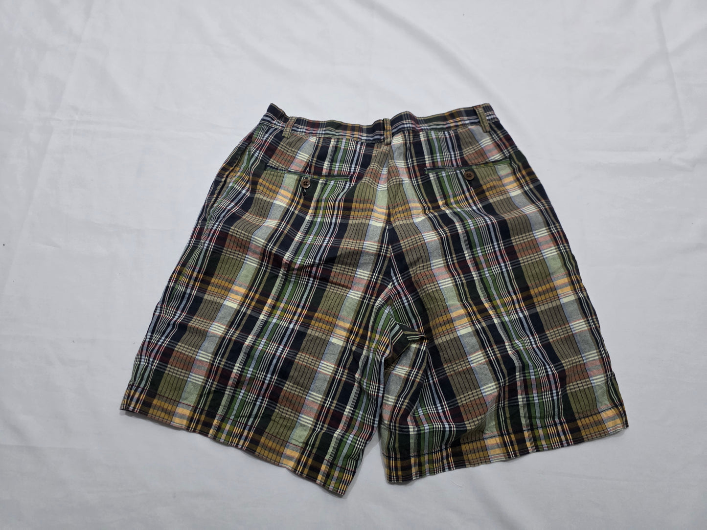 Bermuda Ralph Lauren Talla 32 Cuadro Colors
