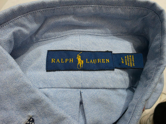 Camisa Mnga Corta Ralph Lauren Grande L Azul Bandera Usa