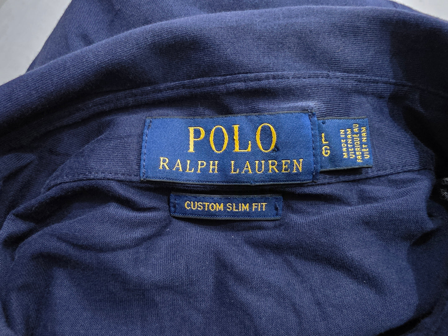 Playera Polo Custom Slimfit Ralph Lauren Grande L Azul