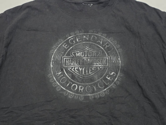 Playera Harley Dvidson Grande L Negro Rochester Minnesota