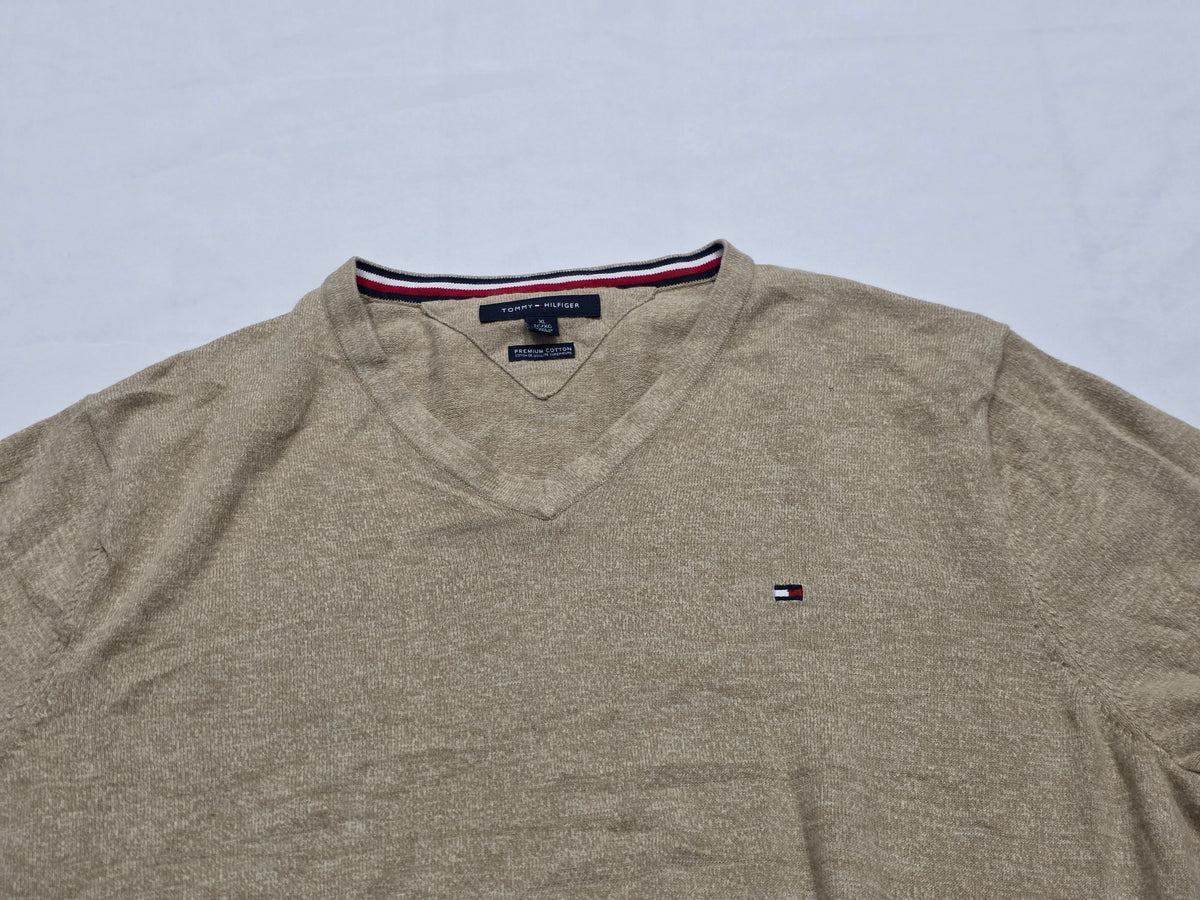 Sueter Tommy Hilfiger Xgrande Xl Cafe Algodon Premium