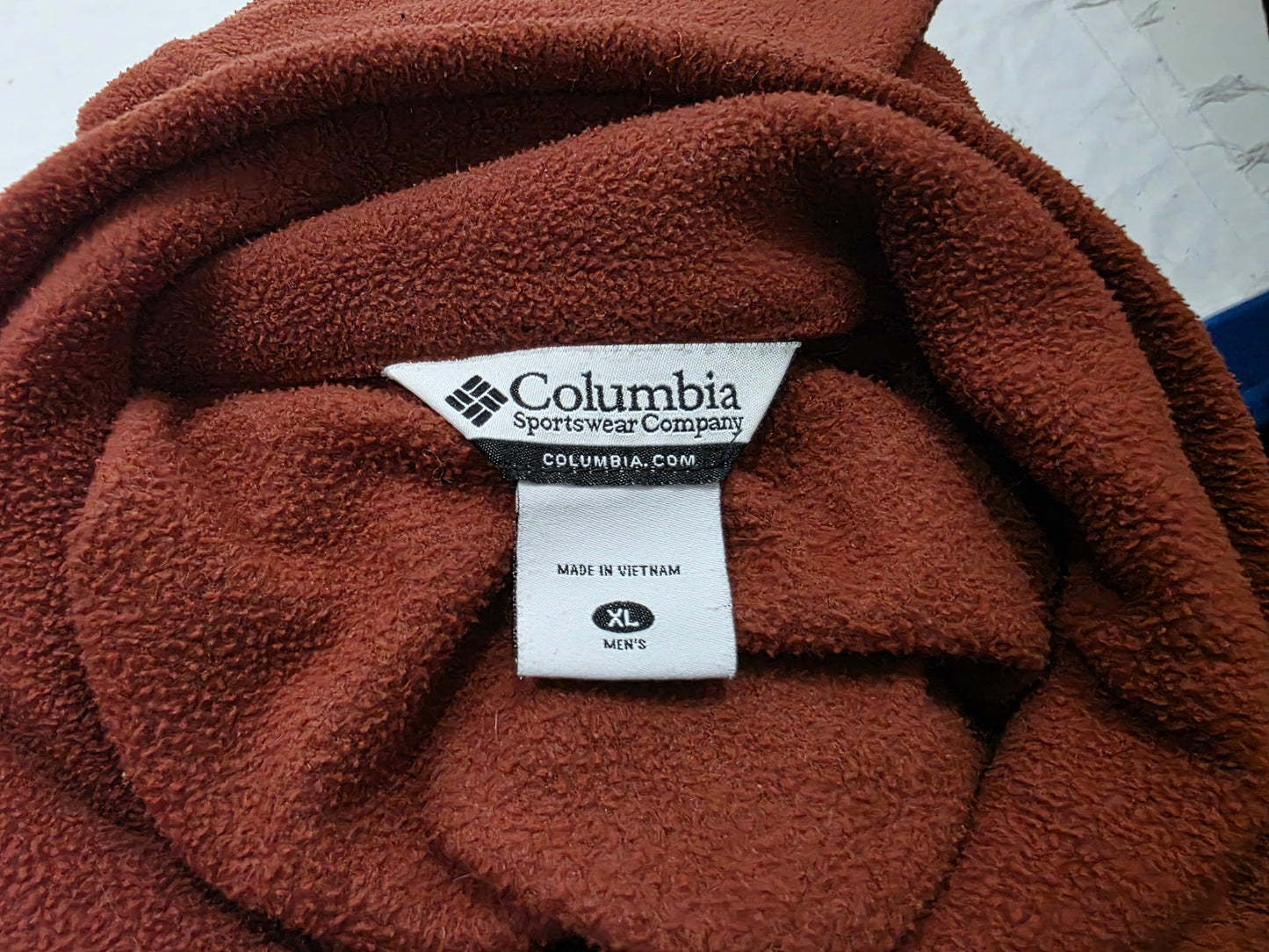 Chamarra Columbia Xgrande Xl Naranja Oscuro Polar