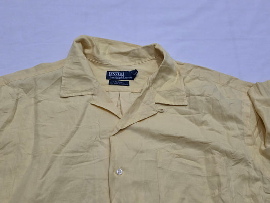 Camisa Manga Corta Ralph Lauren 2xl Caldwell Amarillo