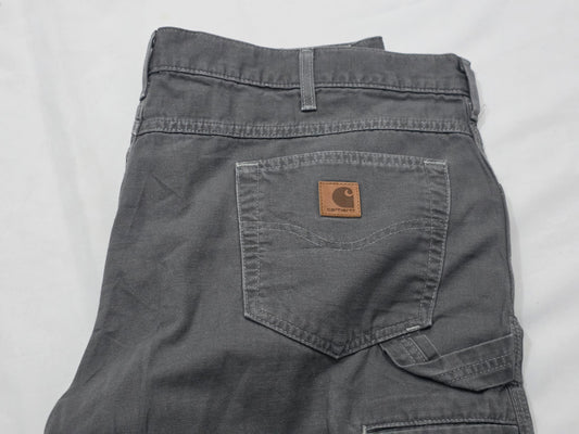 Pantalon Carhartt 40x30 Loose Fit Gris Deslavado (Usado)