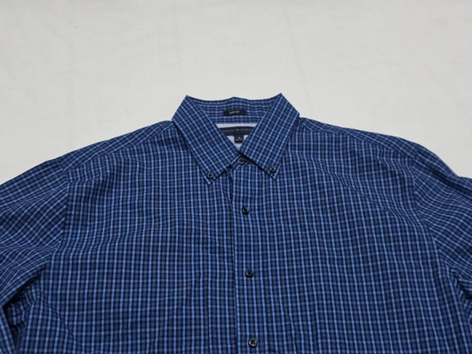 Camisa Slim Fit Tommy Hilfiger Grande L Azul Marino (Usado)