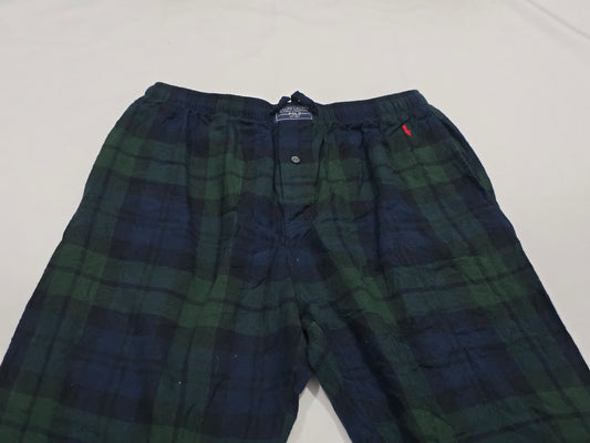 Pijama Ralph Lauren Grande L Verde Azul (Usado)