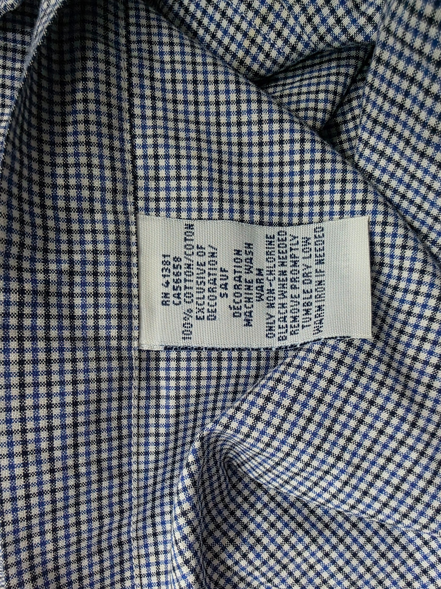 Camisa Ralph Lauren Grande L Azul, Blanco, Negro Cuadro (Usado)