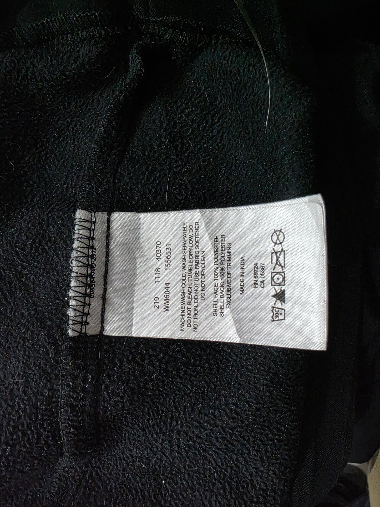 Chamarra Columbia Grande L Negro (Usado)