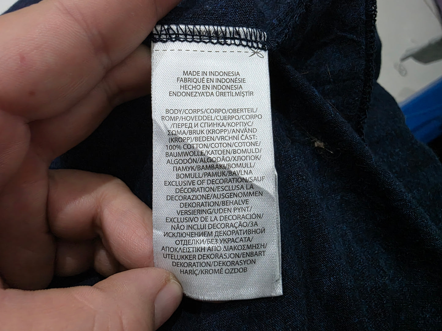 Playera Ralph Lauren Xgrande Xl Azul Pony Azul (Usado)
