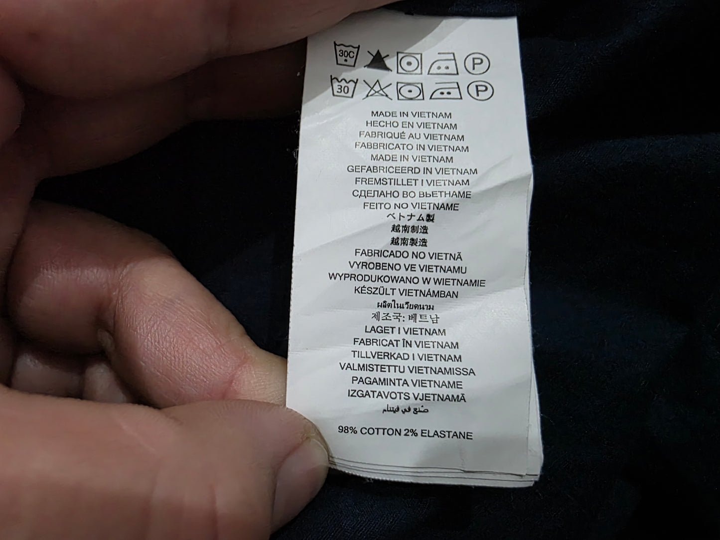 Camisa Manga Corta Michael Kors Xgrande Xl Azul (Usado)
