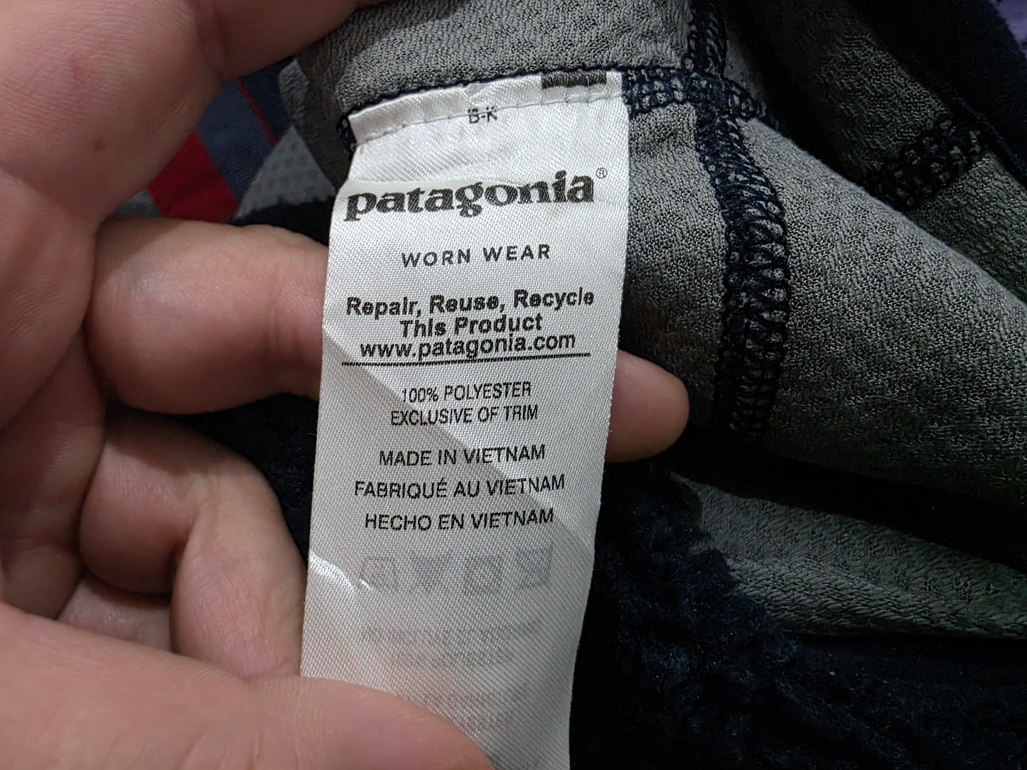Chaleco Patagonia Xxl Azul Polar (Usado)