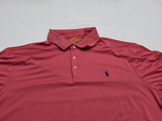 Playera Polo Ralph Lauren Performance Xxl Coral (Usado)