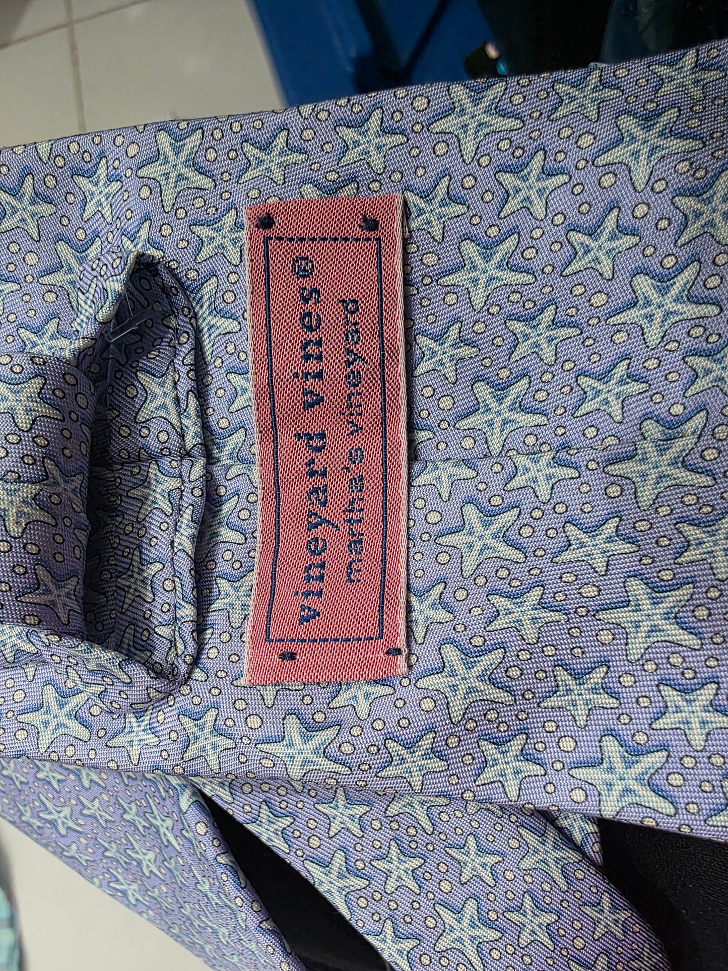 Corbata Vineyard Vines Lila Estrellas