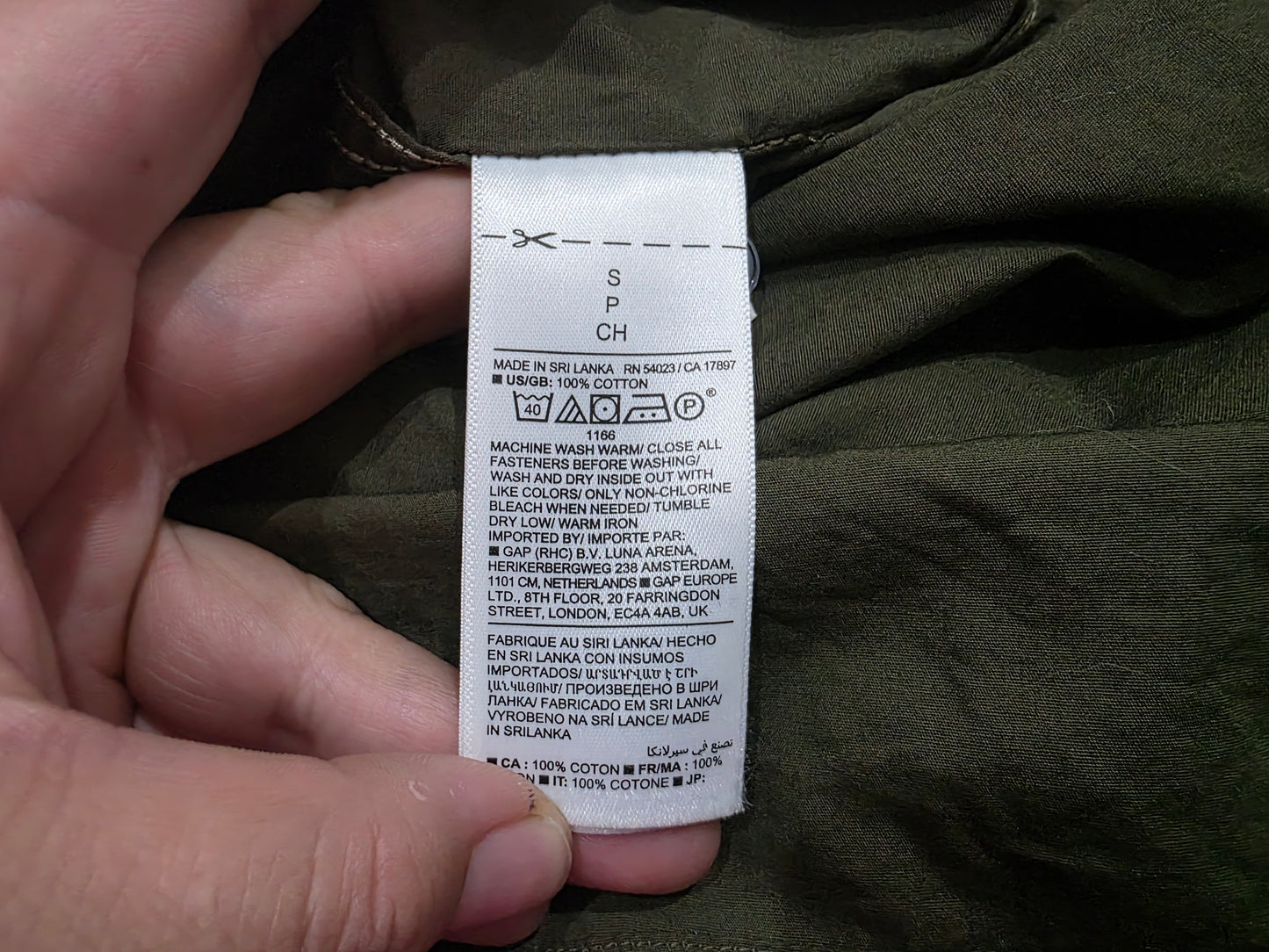 Camisa Banana Republic Chica S Verde