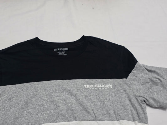 Playera True Religion 2xl Negro, Gris Y Blanco