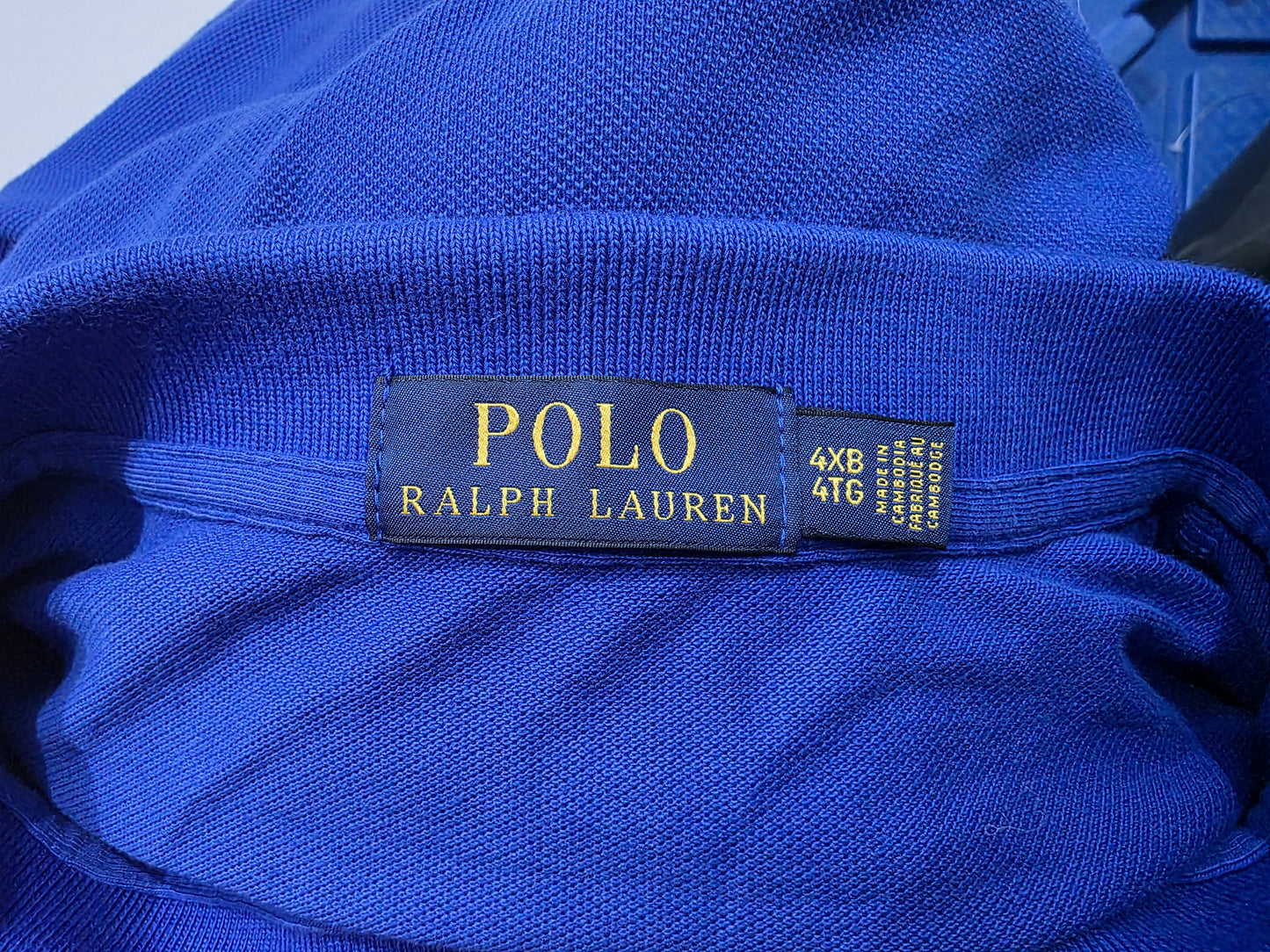 Playera Polo Ralph Lauren 4xb Azul