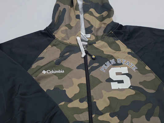 Sudadera Columbia Mediana M Cafe Y Verde Camoflaje
