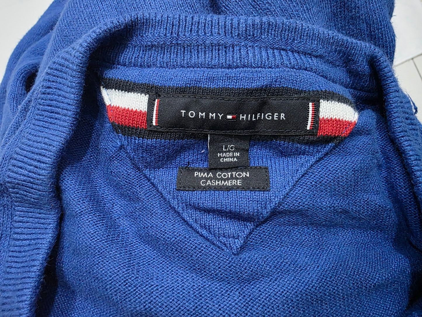 Sueter Tommy Hilfiger Grande L Azul