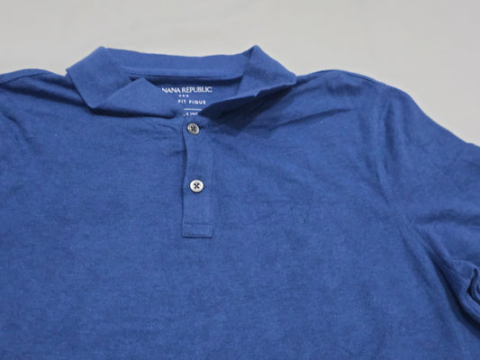 Playera Polo Banana Republic Grande L Azul