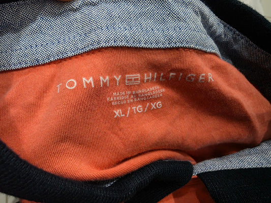 Playera Polo Tommy Hilfiger Xgrande Xl Naranja
