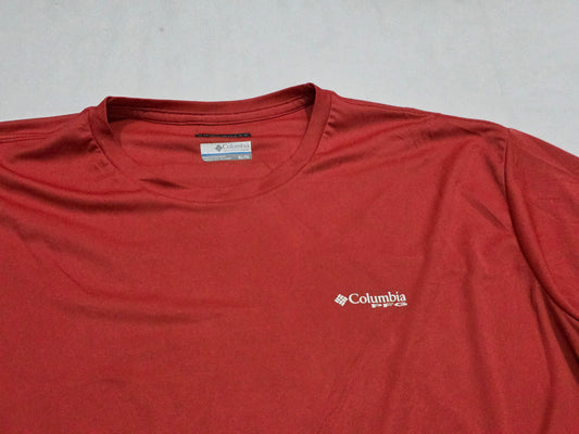 Playera Columbia Xgrande Xl Coral Oscuro
