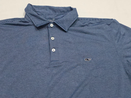 Playera Polo Vineyard Vines Xgrande Xl Azul Lineas