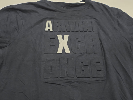 Playera Armani Exchange 2xl Azul