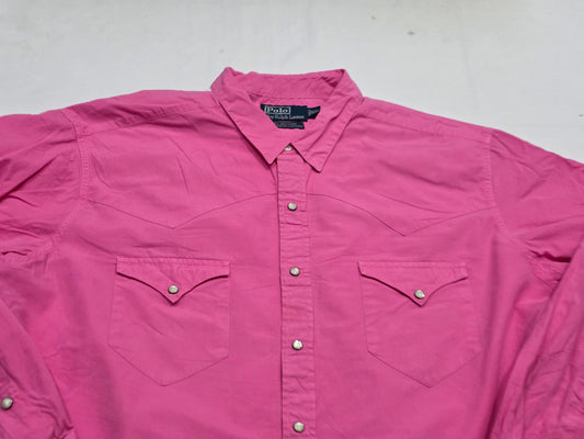 Camisa Ralph Lauren 2xl Rosa