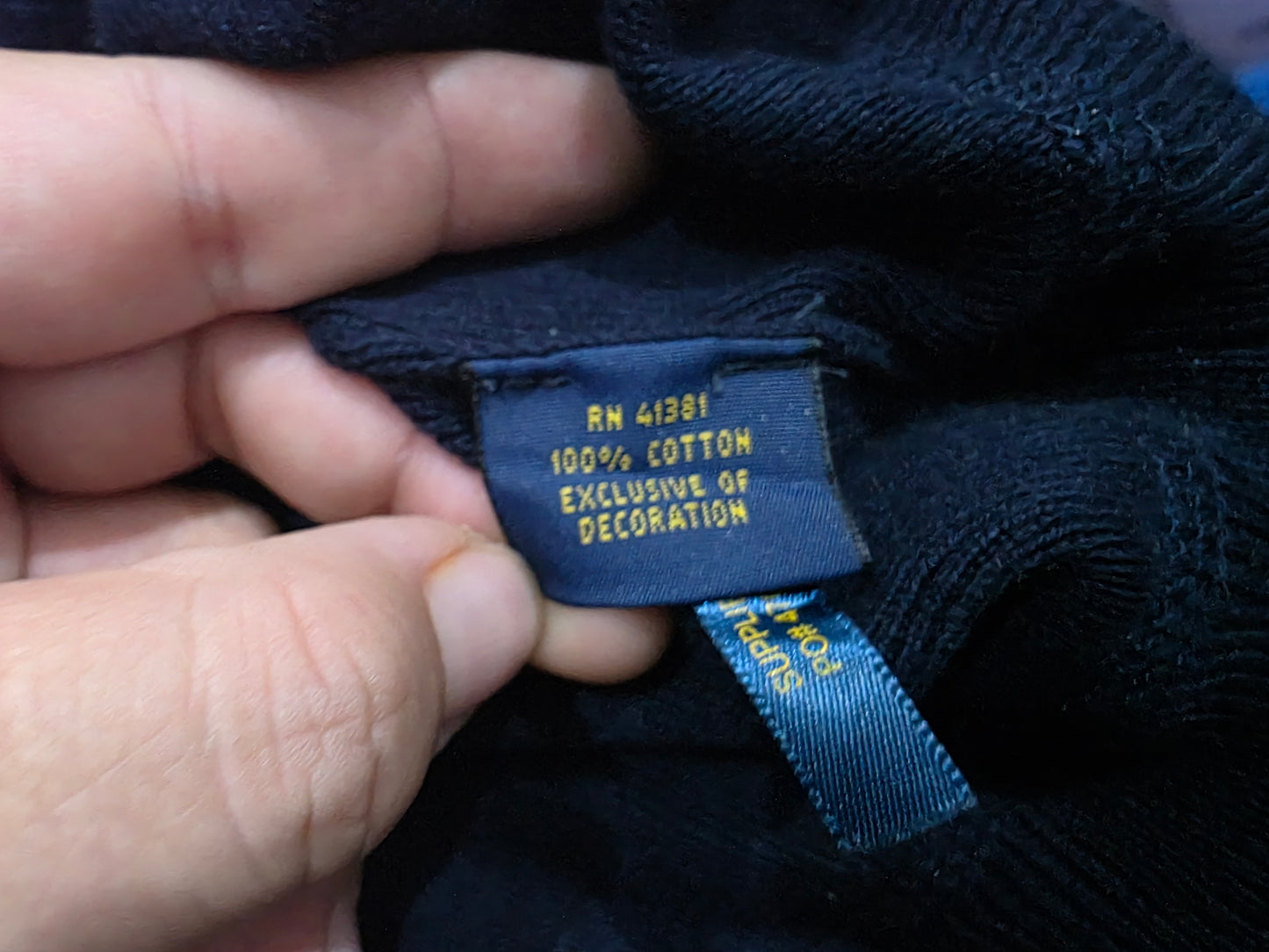 Sueter Ralph Lauren Xgrandexl Azul Pony Verde Cuello Redondo