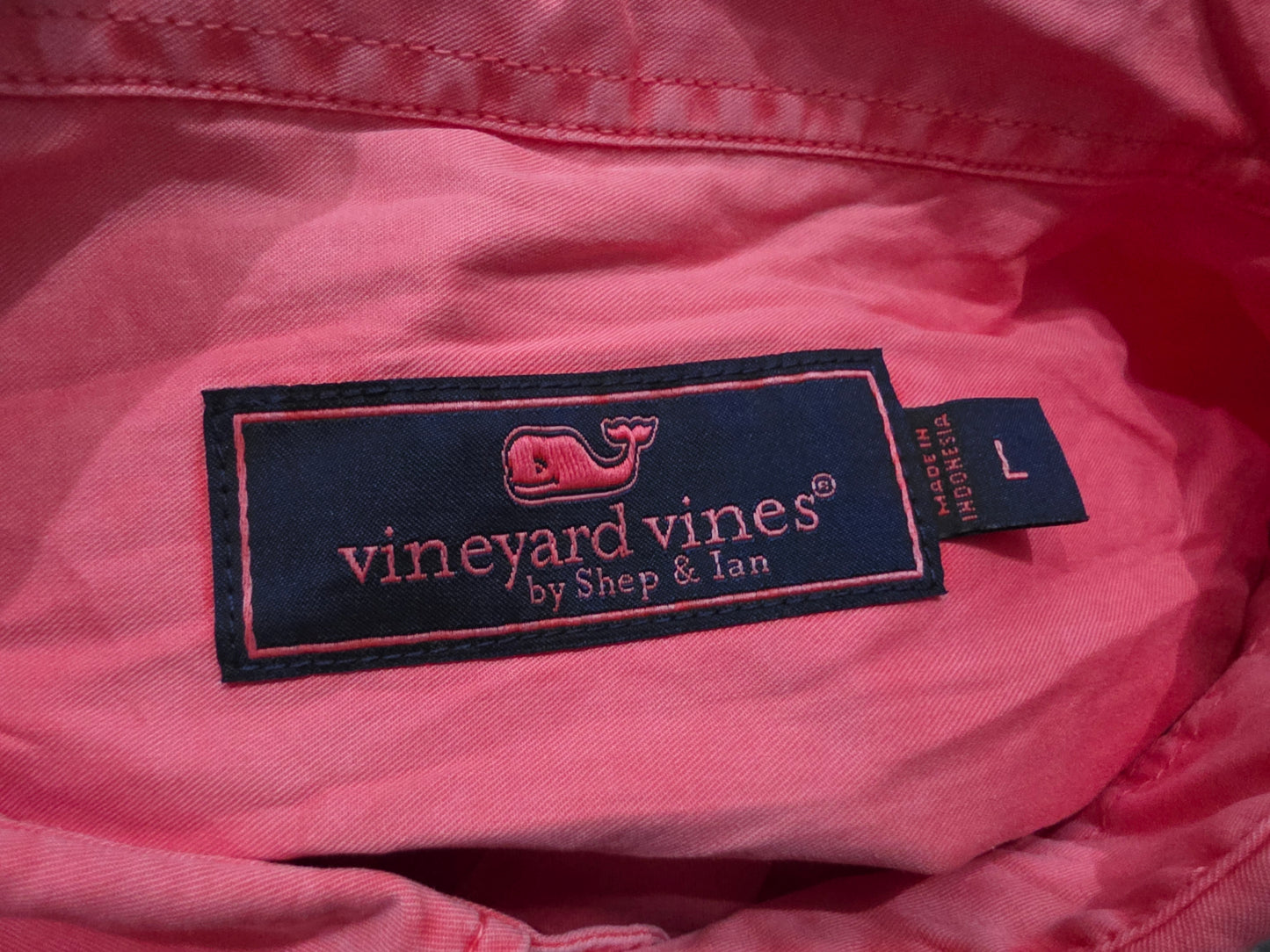 Camisa Vineyard Vines Grande L Coral