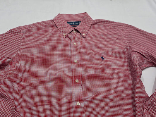 Camisa Ralph Lauren Mediana M Cuadro Rojo