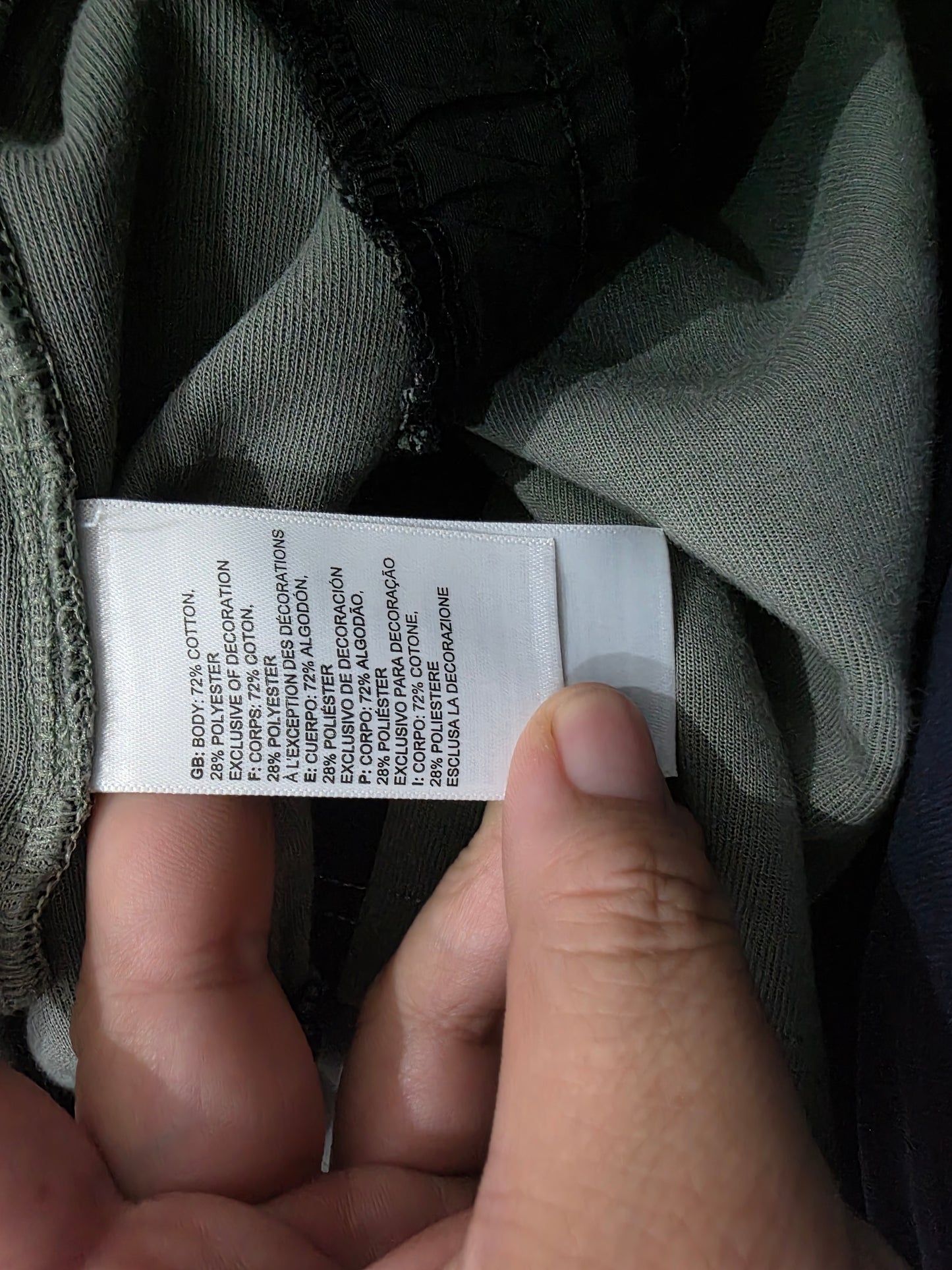 Short The North Face Chico S Verde Cordones (Usado)