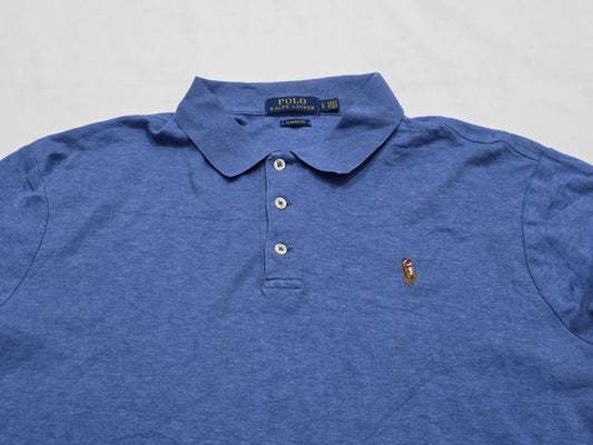 Playera Polo Ralph Lauren Grande L Classic Fit Azul (Usado)