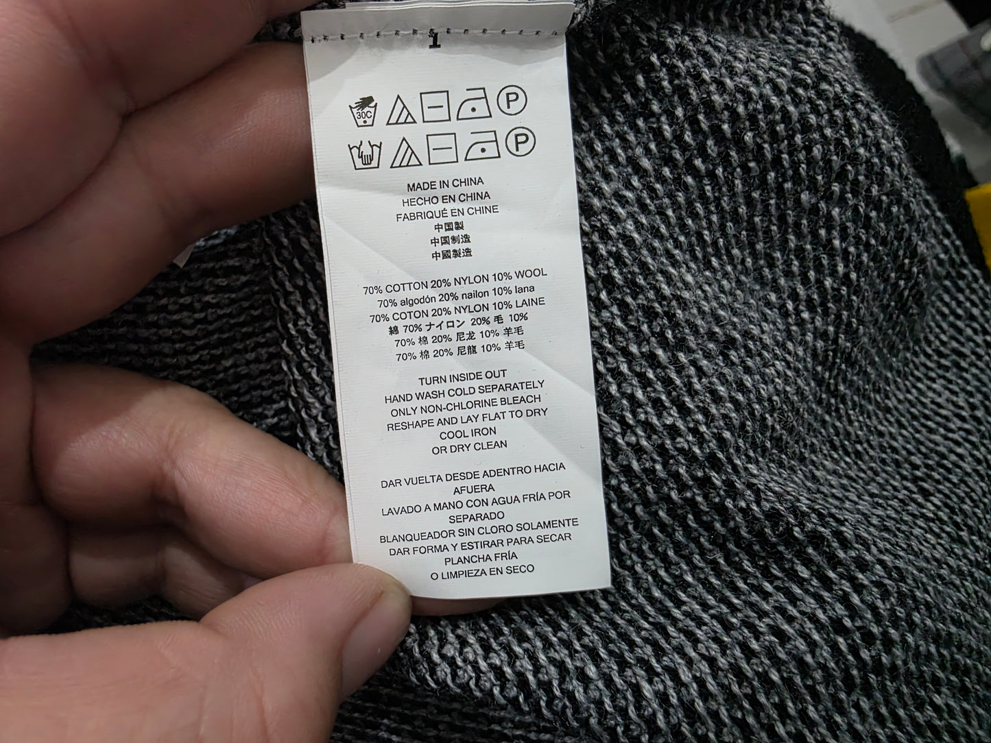 Sueter Michael Kors Xgrande Xl Negro Y Gris (Usado)