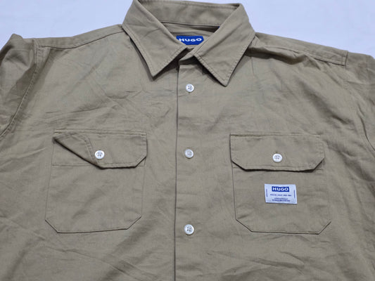 Camisa Oversized Hugo Boss Xgrande Cafe (Usado)