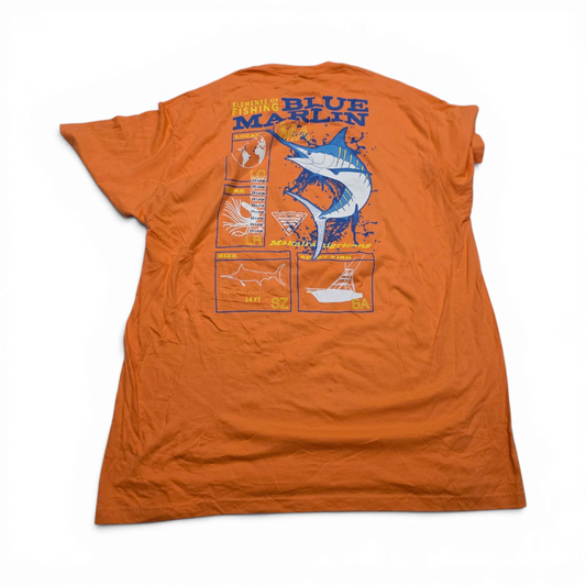 Playera Columbia 2xl Naranja Pez Espada (NUEVO)