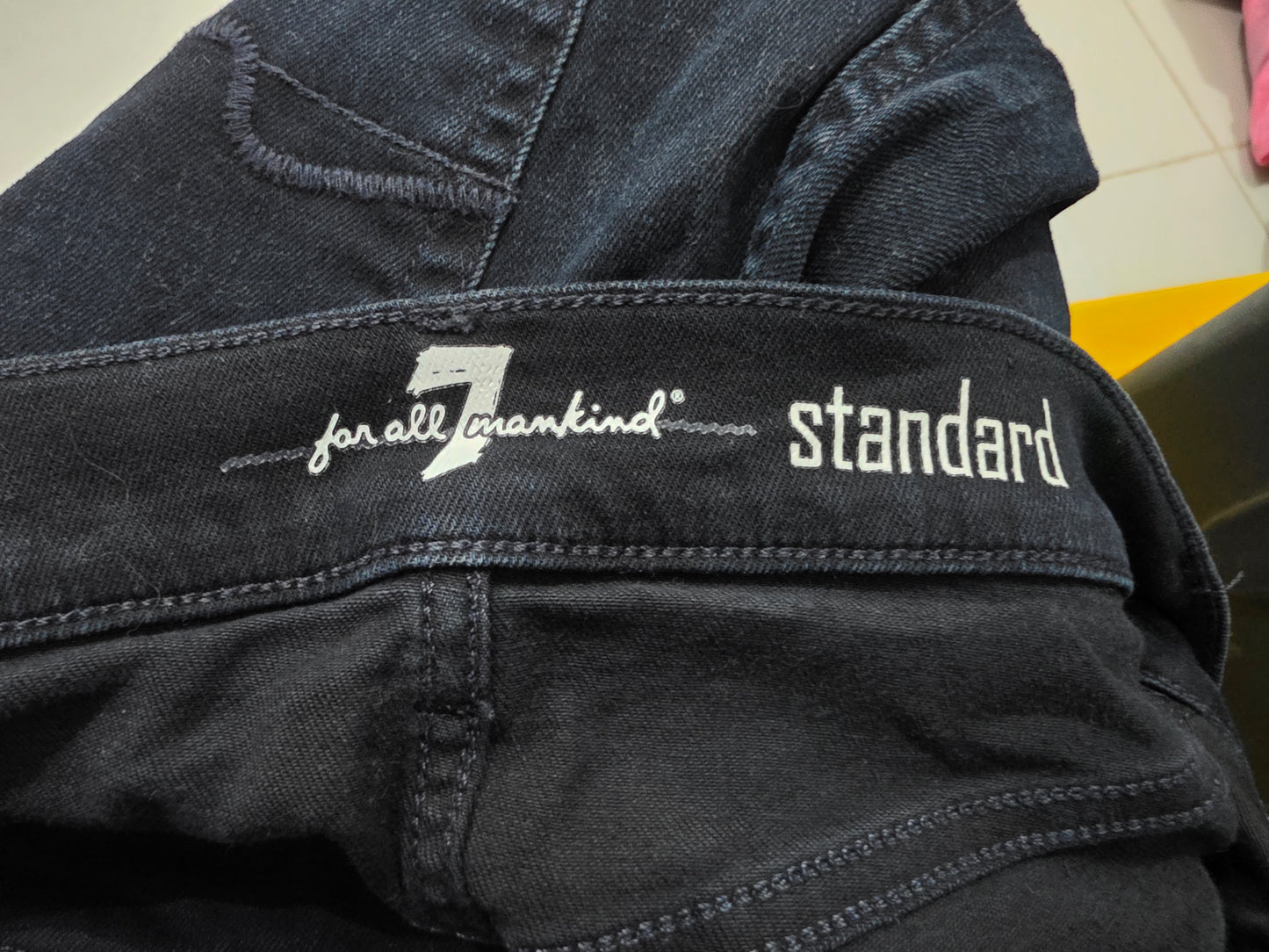 Pantalon For All Mankind 7 Standard 31 Azul Oscuro (Usado)