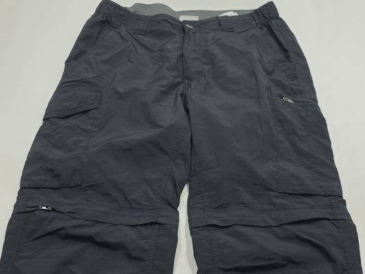 Pantalon Convertible Columbia 32x30 Recto Negro (Usado)