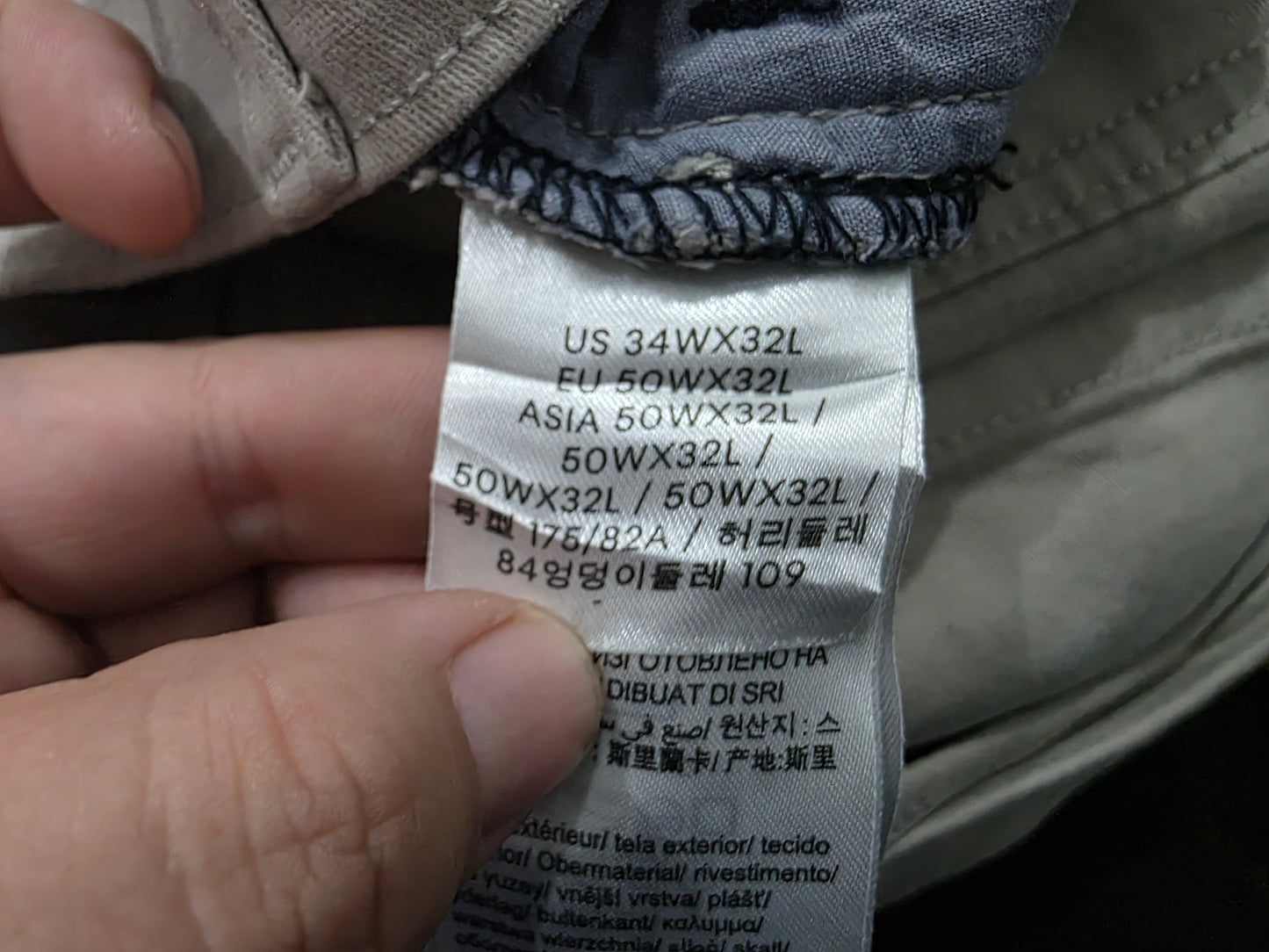 Pantalon Calvin Klein 34x32 Slimfit Beige (Usado)