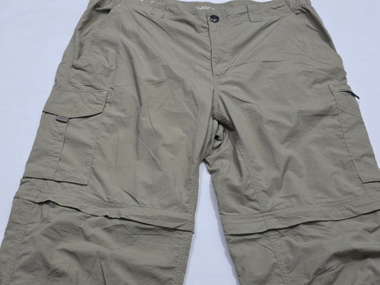 Pantalon Convertible Columbia 38x32 Omni Shade Caqui (Usado)
