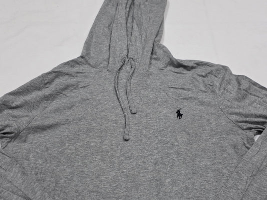Playera Ralph Lauren Mediana M Gris Con Gorro Manga Larga (Usado)