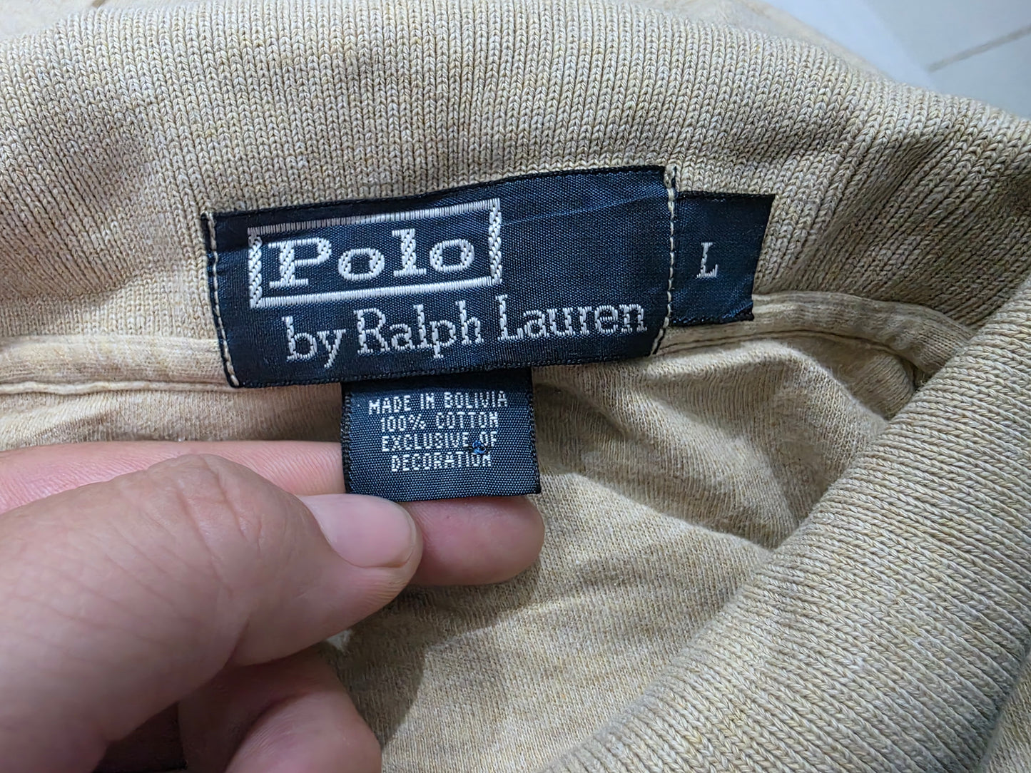 Playera Manga Larga Polo Ralph Lauren Grande Cafe Pony Verde (Usado)