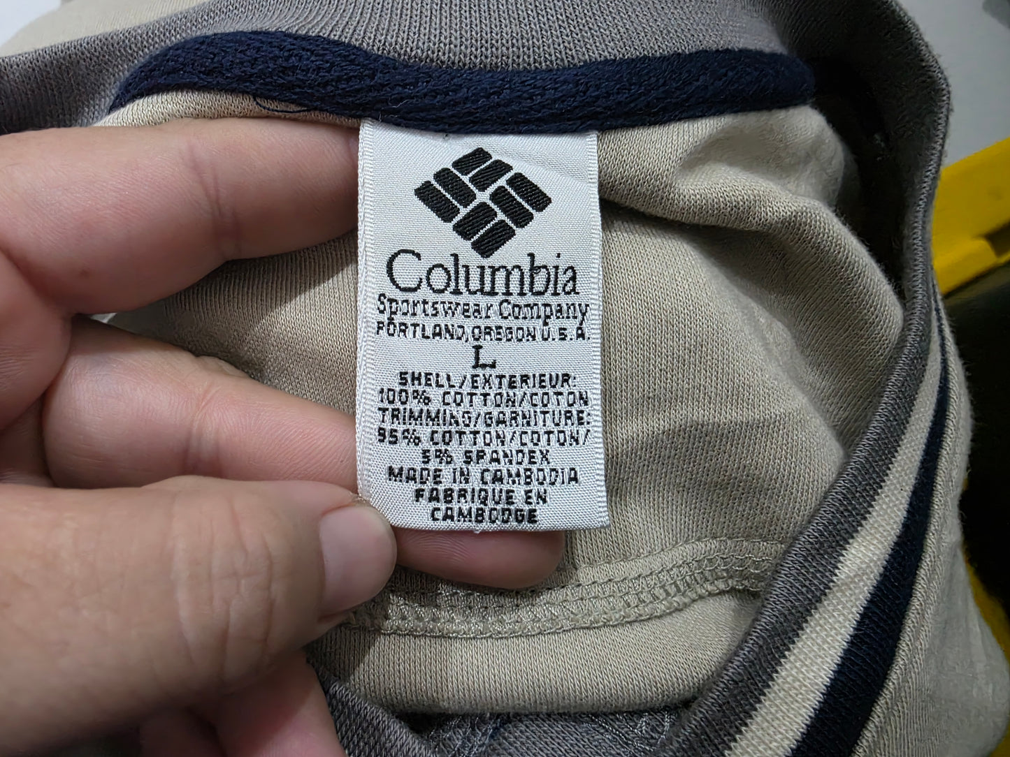 Playera Columbia Grande L Cafe Retro (Usado)